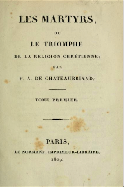 œuvres De Francois Rene Chateaubriand Aline Voinot