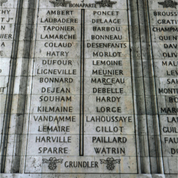 HE- Jérome Bonaparte - Nom gravé Arc de Triomphe