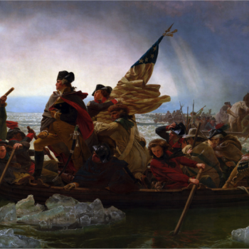EVT4H- George Washingt George Washington traversant le Delaware-W