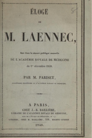 LI2- LAENNEC - Éloge de LAennec