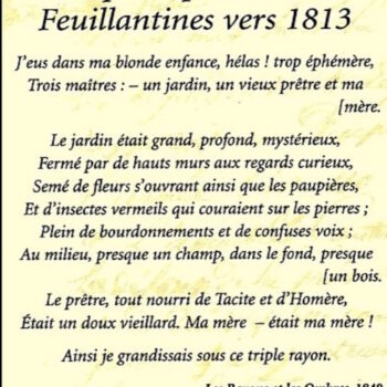 RE2.2-Victor Hugo-Poeme Feuillantine